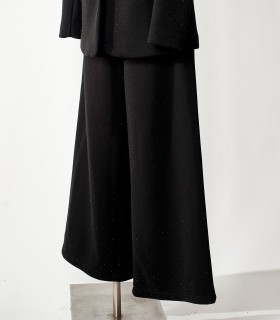 Pantalone a Palazzo con Strass | Eleganza Chic e Moderna