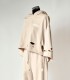 Felpa Beige Comme des Fuckdown - Destroyed Oversize