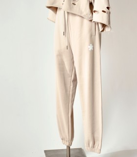 Pantaloni Tuta Beige Comme des Fuckdown – Streetwear Unisex