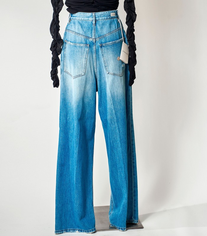 Jeans Don The Fuller Donna | Wide Leg Strappati a Vita Alta
