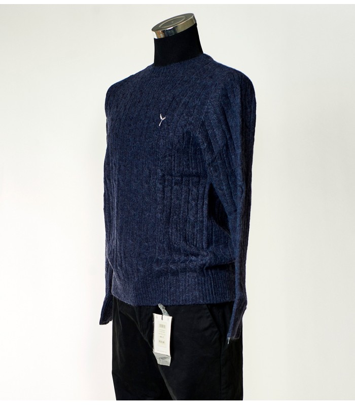 Maglione Yves Enzo Paris Uomo Blu Navy | Eleganza e Comfort