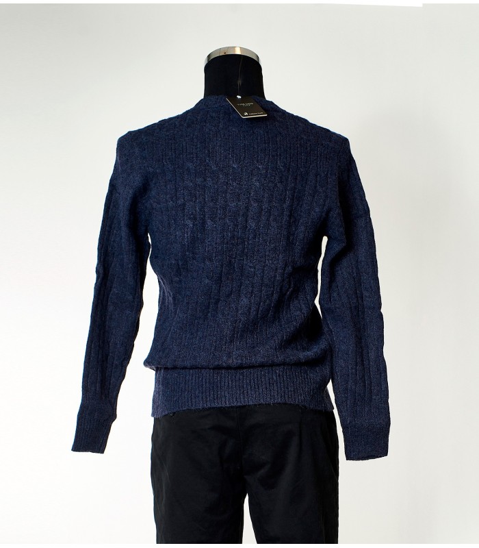 Maglione Yves Enzo Paris Uomo Blu Navy | Eleganza e Comfort