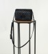 Pinko Mini Love Click Chevron Nera – Borsa Iconica in Pelle Trapuntata