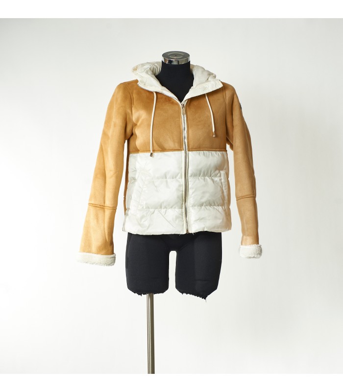 Giubbotto Donna Yes Zee | Montone Ecologico con Cappuccio | Nuova Collezione