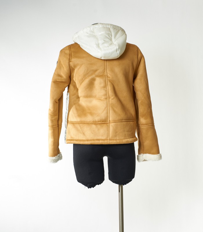 Giubbotto Donna Yes Zee | Montone Ecologico con Cappuccio | Nuova Collezione