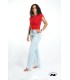 Crop Top Kylie donna schiena scoperta | Top corto elegante in 4 colori