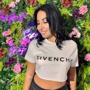 Givenchy Archetype cropped T-shirt in cotton