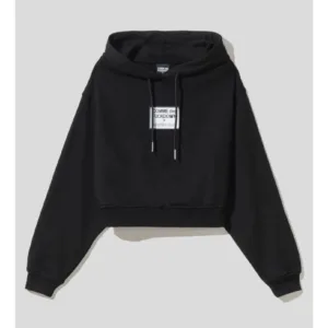 Comme Des Fuckdown Women's Sweatshirt Black Front Logo